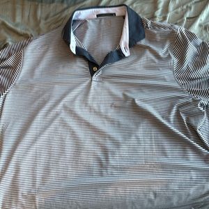 Greyson XL Polo - Striped Golf Polo
